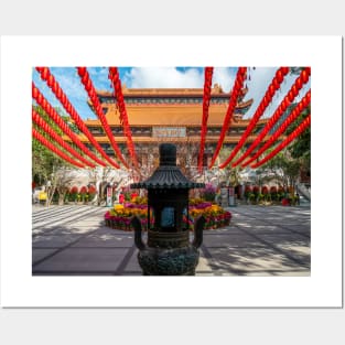 Po Lin Monastery, Lantau Island, Hong Kong Posters and Art